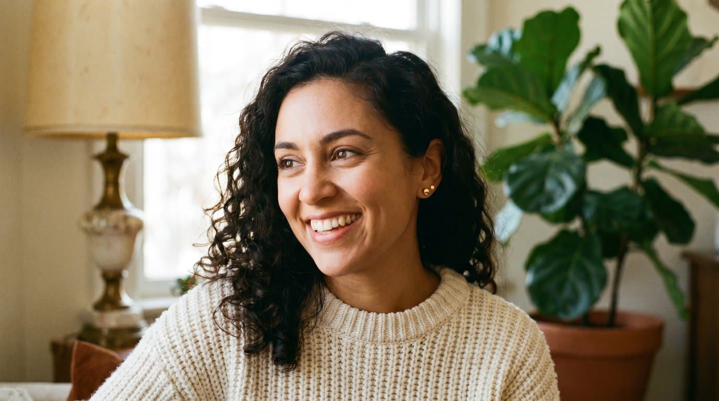 Woman with a bright, confident smile—cosmetic dentistry in Tracy, CA